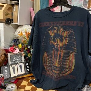 Vtg Egyptian Pharaoh T-Shirt Sz Medium Skater Creative Empire Graphic Tee